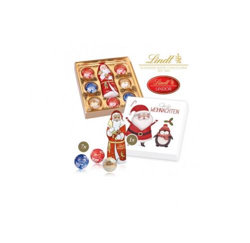 Bespoke Lindt Christmas Gift Box With Santa